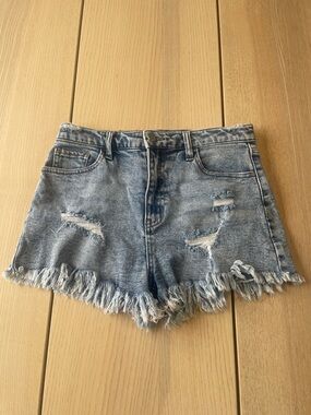 Tinsel High-Rise Denim Shorts size 29 cutoff Jean short shorts for ladies